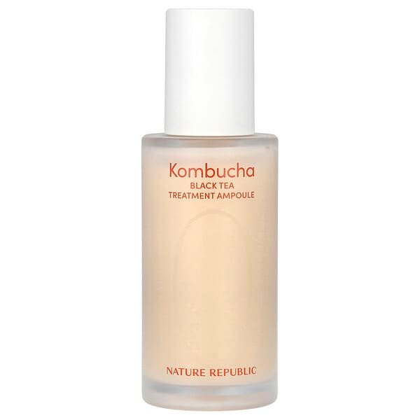 1-207.jpg Nature Republic, Kombucha Black Tea, Treatment Ampoule 78%, 1 Count - Image 1