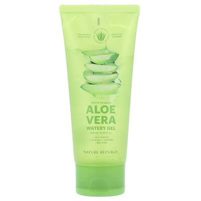 1-209.jpg Nature Republic, Mild & Moisture Aloe Vera Watery Gel, 8.45 fl oz (250 ml) - Image 1
