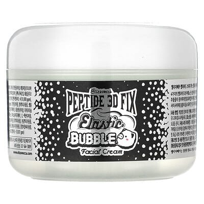 1-230.jpg Elizavecca, Peptide 3D Fix Elastic Bubble Facial Cream, 3.53 oz (100 g) - Image 1