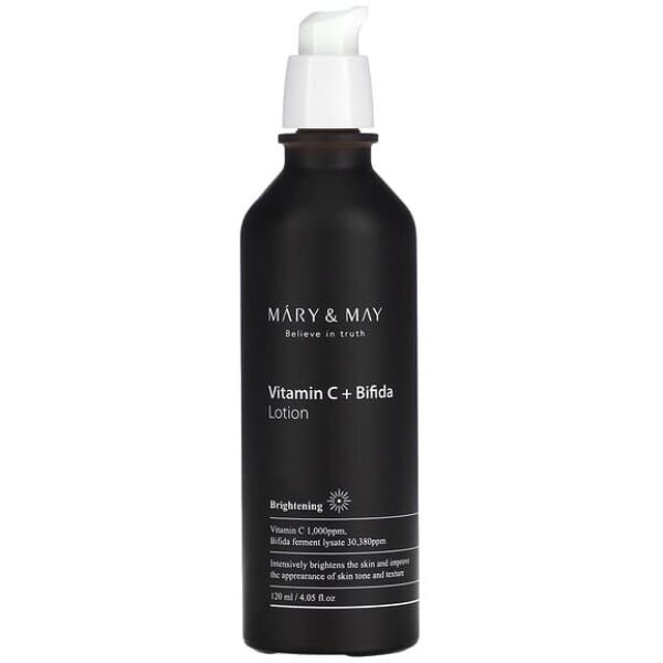 Mary & May, Vitamin C + Bifida, Lotion, 4.05 fl oz (120 ml) - Image 1