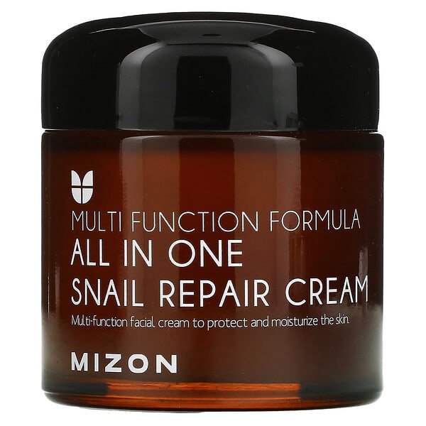 1-52.jpg Mizon, All In One Snail Repair Cream, 2.53 fl oz (75 ml) - Image 1