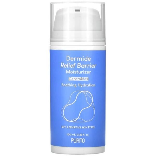 Purito, Dermide Relief Barrier Moisturizer, For Dry & Sensitive Skin, 3.38 fl oz (100 ml) - Image 1
