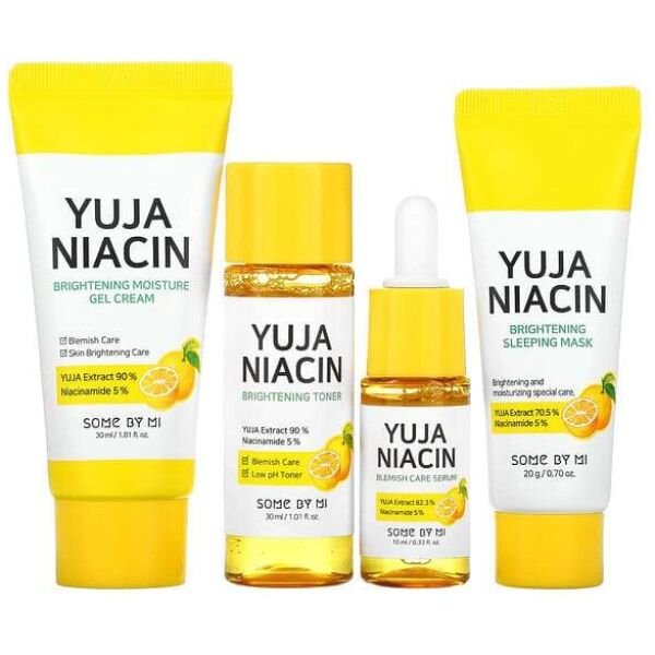SOME BY MI, Yuja Niacin 30 Days Brightening Starter Kit, 4 Piece Kit - Image 1