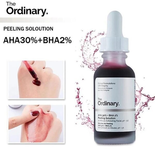 The Ordinary AHA 30% & BHA 2% Peeling Solution For Brighter Skin 30ml - Image 5