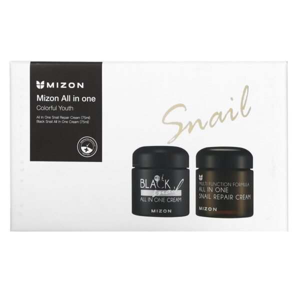 Mizon, All In One, Colorful Youth, Snail, 2 Piece Set - Image 2