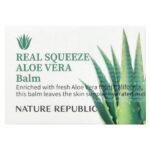 Nature Republic, Real Squeeze Aloe Vera Balm, 0.88 oz (25 g) - Image 2