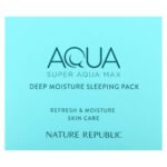 Nature Republic, Super Aqua Max, Deep Moisture Sleeping Pack, 3.88 fl oz (115 ml) - Image 2