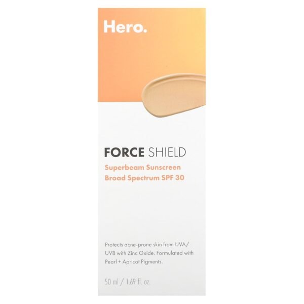 Hero Cosmetics, Force Shield, Superbeam Sunscreen, SPF 30, 1.69 fl oz (50 ml) - Image 2