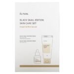 iUNIK, Black Snail Edition Skin Care Set, Cream & Mini Serum, 2 Piece Set - Image 2
