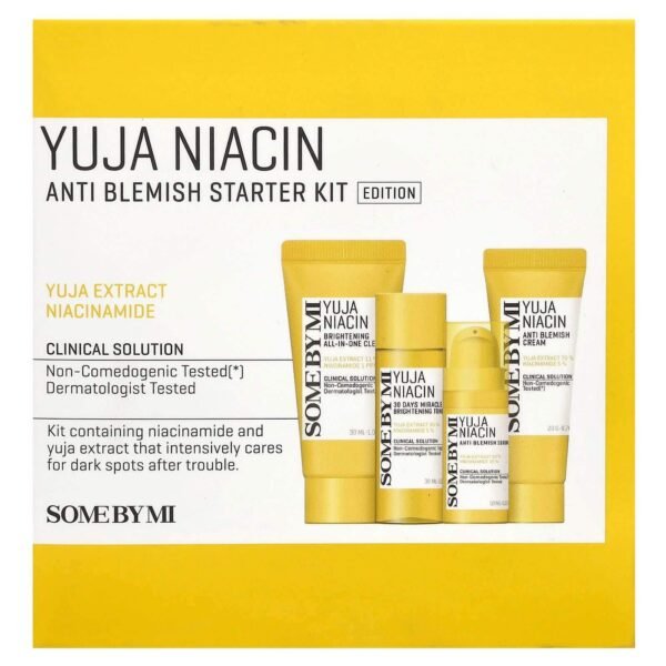 SOME BY MI, Yuja Niacin, Anti Blemish Starter Kit Edition, 4 Piece Kit - Image 2