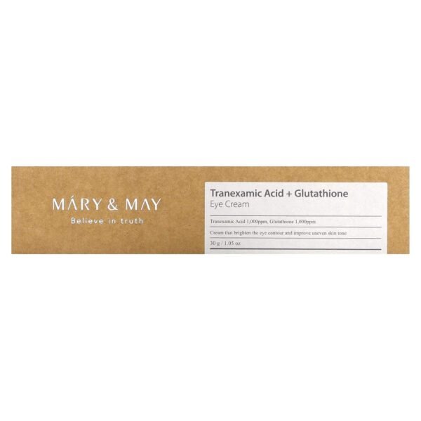 Mary & May, Tranexamic Acid + Glutathione Eye Cream, 1.05 oz (30 g) - Image 2