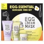 Too Cool for School, Egg-Ssential Skincare Mini Set, 4 Piece Set - Image 2