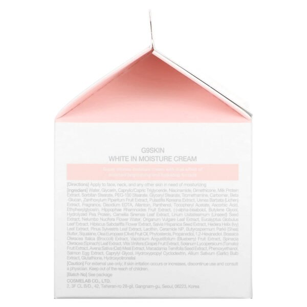 G9skin, White In Moisture Cream, Brightening , 100 g - Image 3