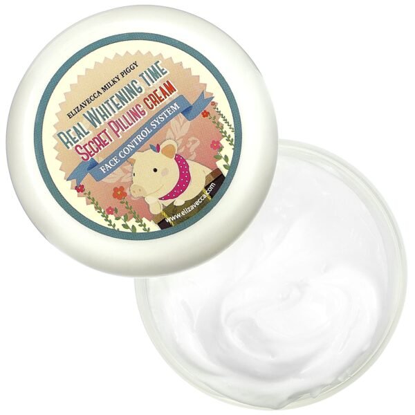 Elizavecca, Milky Piggy, Secret Pilling Cream, Face Control System, 3.53 oz (100 g) - Image 4
