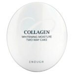 Enough, Collagen, Whitening Moisture Two Way Cake, SPF 28 PA++, #21, 26 g - Image 5