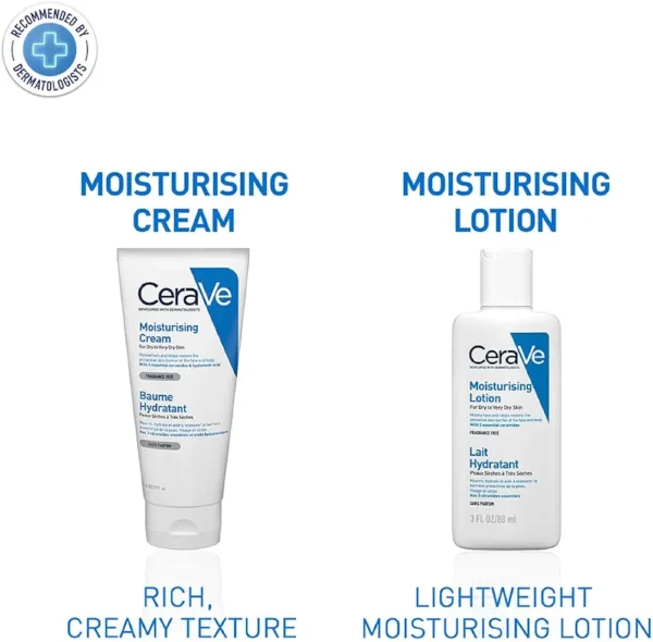 CeraVe Fragrance Free Moisturizing Cream, Dry To Very Dry Skin, 177ml - Image 4