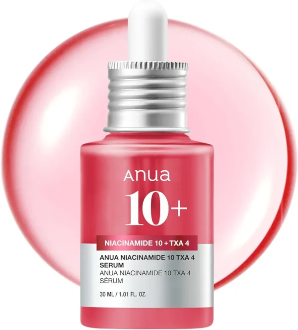 ANUA 10% Niacinamide+ 4% Tranexamic Acid Serum, Ceramide, Hyaluronic Acid, Vitamin B12 Natural color, Korean Glass Skin, Fragrance-Free, Korean Skincare, 30ml /1.01 fl.oz. - Image 1