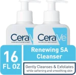 CeraVe Salicylic Acid Cleanser | 8 Ounce, Pack of 2 | Renewing Exfoliating Face Wash with Vitamin D for Rough and Bumpy Skin | Fragrance Free - Image 2