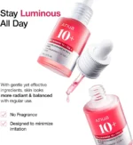 ANUA 10% Niacinamide+ 4% Tranexamic Acid Serum, Ceramide, Hyaluronic Acid, Vitamin B12 Natural color, Korean Glass Skin, Fragrance-Free, Korean Skincare, 30ml /1.01 fl.oz. - Image 4