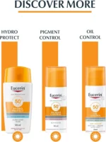 Eucerin Sun Sensitive Protect Facial Sunscreen, High UVA/UVB Protection, SPF 50+, Water-Resistant, Fragrance-Free, Sun Protection For Sensitive and Dry Skin, Suitable for Atopic Skin, 50ml - Image 5