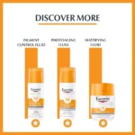 Eucerin Face Sunscreen Oil Control Gel-Cream Dry Touch, High UVA/UVB Protection, SPF 50+, Light Texture Sun Protection, Suitable Under Make-Up, For Oily Acne-Prone Skin, 50ml x 2 - Image 5