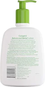 Cetaphil Advanced Relief Lotion with Shea Butter, 2 Pack - 16 oz, For Dry, Sensitive Skin, 48-Hr Moisture, Restores Skin Barrier, Fragrance Free, Dermatologist Recommended Sensitive Skincare Brand - Image 5