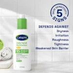 Cetaphil Daily Facial Moisturizer with SPF 15, Fragrance Free (Pack of 2) - 4oz - Image 3