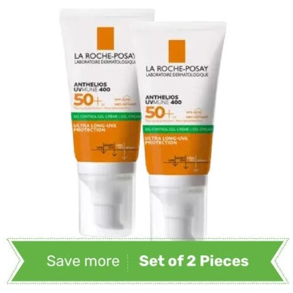 La Roche-Posay Anthelios UVMune 400 SPF 50+ 50 ml - Twin Pack - Image 1